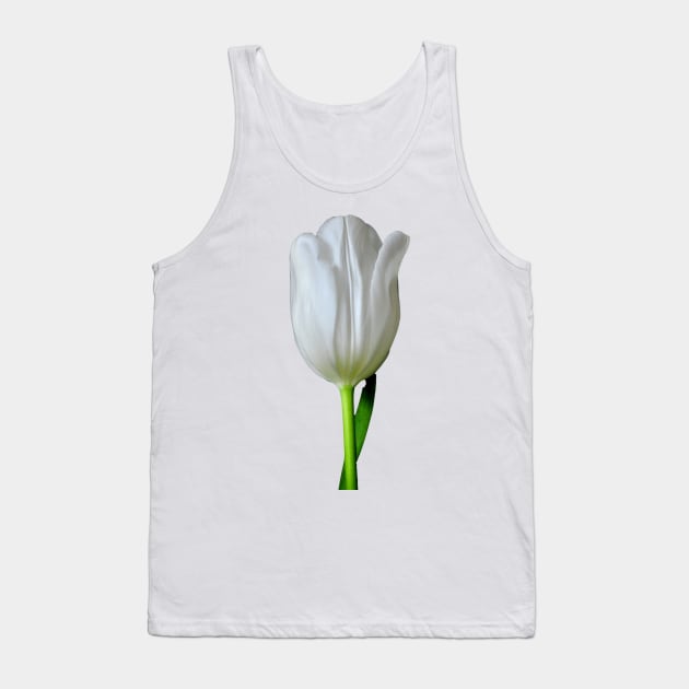 The White Tulip Tank Top by MolinArte